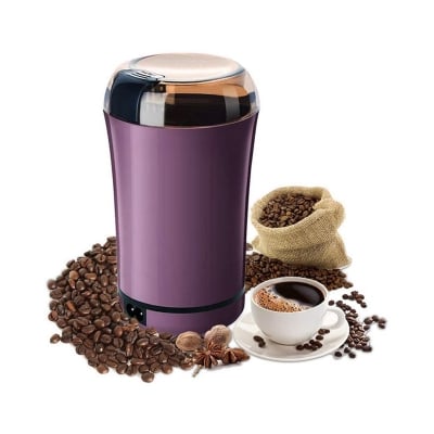 Picture of Electric Blender Coffee Bin Chopper Superfine Powder Grinding Milling Bin Crop Mosquito Electric Coffee Grinder Purple 