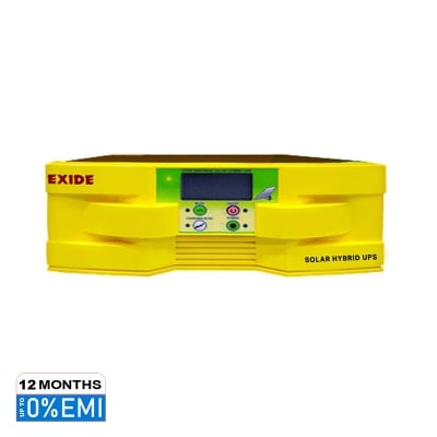 Picture of Exide solar IPS 1100 va pure sine wave Home ups for single battery