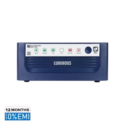 Picture of LUMINOUS ECO WATT NEO 1250 PRO INVERTER 12V FOR SINGLE BATTERY