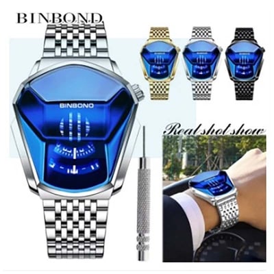 Picture of Inspired by BINBOND New Quartz men's watch trend market watch style locomotive concept watch For men
