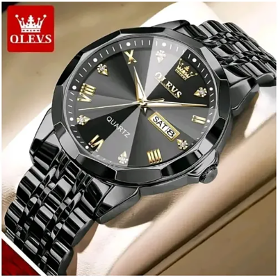 Picture of Inspired by COPY Olevs 9931 New Business Quartz Watch For Men Luxury Diamond Dial Waterproof Stainless Steel Strap Men Wristwatch