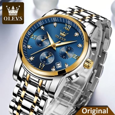 Picture of Inspired by olevs - 2858 European and American Fashion Waterproof Men's Quartz Watch - Premium Design Timepiece - Exudes Elegance and Reliability