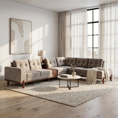 Picture of Regal SDC-395-3-1-20 (L SHAPE SOFA SET)-FABRIC-2187