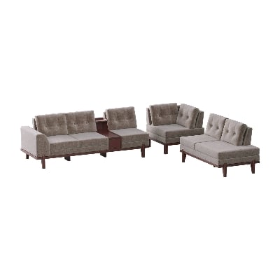 Picture of Regal SDC-395-3-1-20 (L SHAPE SOFA SET)-FABRIC-2187