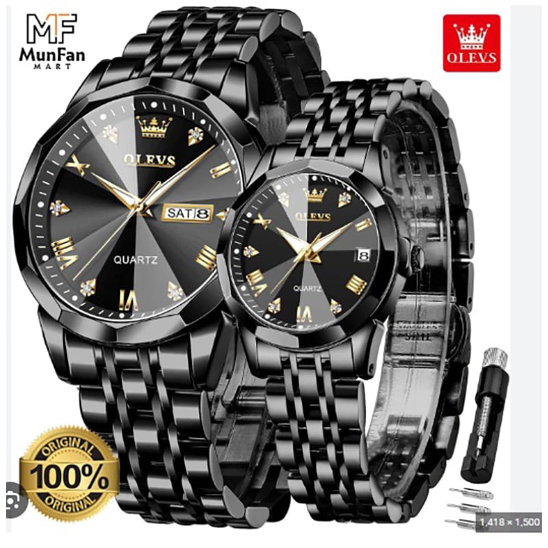 Picture of Inspired by OLi-VS 9931 Fashion Luxury Couple Luminous Waterproof Mechanical Watch