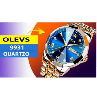 Picture of Oli-vs 9931 new luxury fashion stainless steel imported quartz movement wrist-watch for men - Watch -Blue