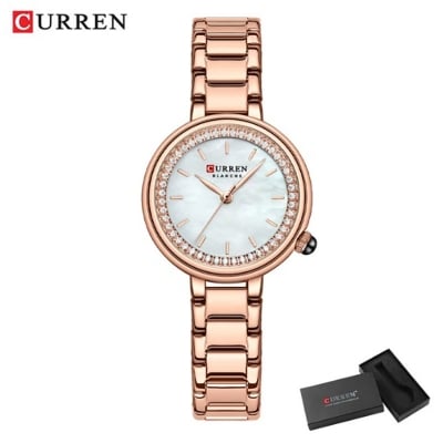 Picture of Inspired by CN Ladies Watch Luxury Top Brand Quartz Watch Stainless Steel Watch Sports Waterproof Simple Ladies Watch Reloj Mujer