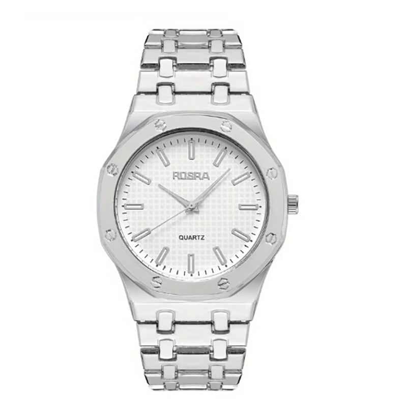 Picture of 2023 uomini e donne moda street steel belt orologio al quarzo arabo digital business watch regalo per la famiglia e gli amici