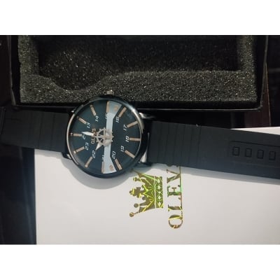Picture of Oli-vs new luxury fashion leather belt wrist-watche for men only Halping hends BD -Black