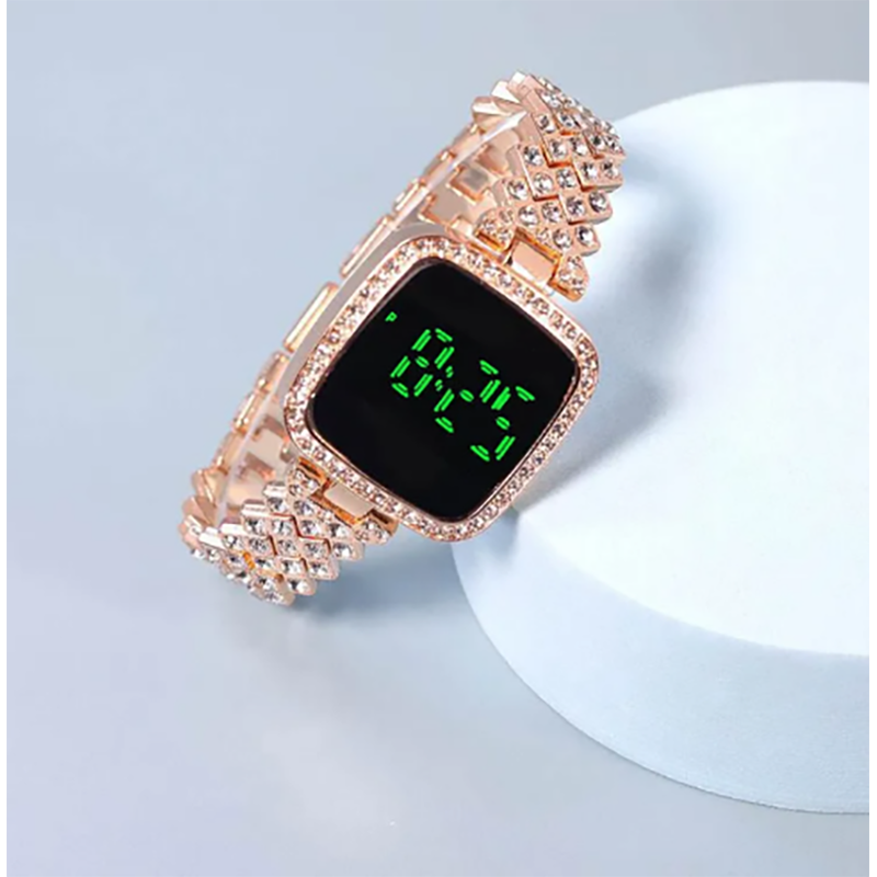 Picture of Timeless Beauty - Discover a Style Fashion Square Diamond Watch for Women that's an Elegant Accessory and a Timepiece