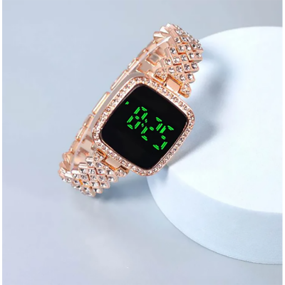 Picture of Timeless Beauty - Discover a Style Fashion Square Diamond Watch for Women that's an Elegant Accessory and a Timepiece
