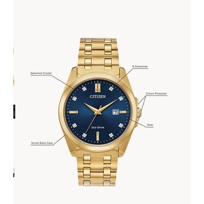 Picture of Inspired by  citizen Pantone Blue Dial Limited Ed. Tsuyosa Stainless Steel Watch NJ0158-89L