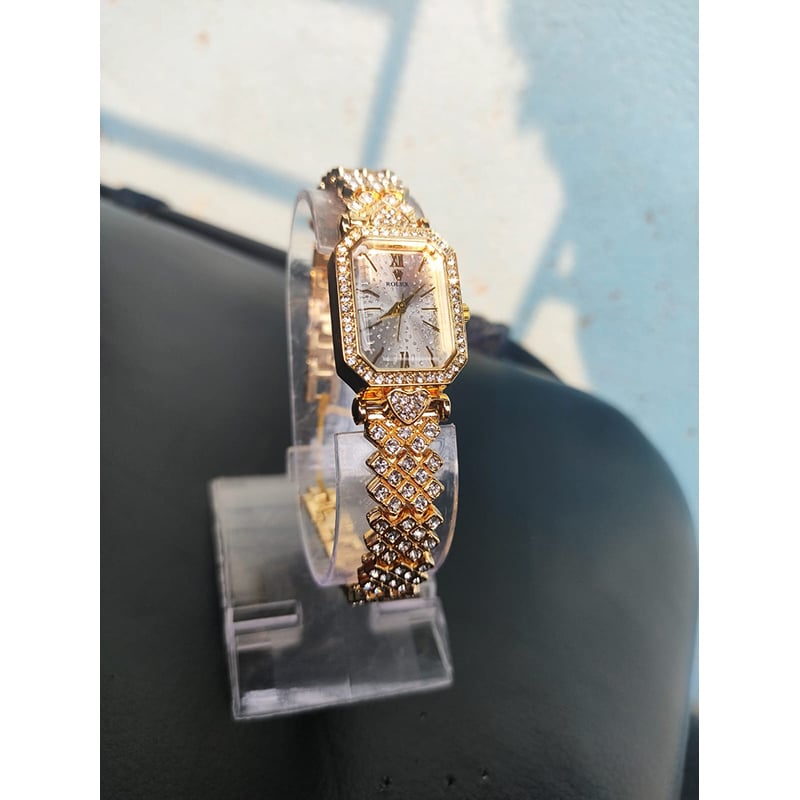 Picture of Inspired by Ro-lex- update Ro-lex Bracelet Set Square Full Sky Star Full Diamond Women's Watch