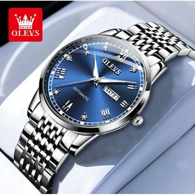 Picture of Inspired by Olevs Fashion Business 6602 Watch for Men Waterproof Stainless Steel Strap Men's Watch -2 YEARS WERRNTY