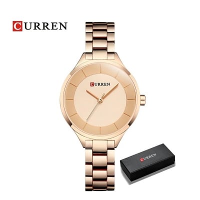 Picture of CURREN 9015 WATCH WOMEN WATCHES STAINLESS STEEL LADIES WOMEN'S WATCH WOMEN 2018 LUXURY GOLD COLOR FASHION