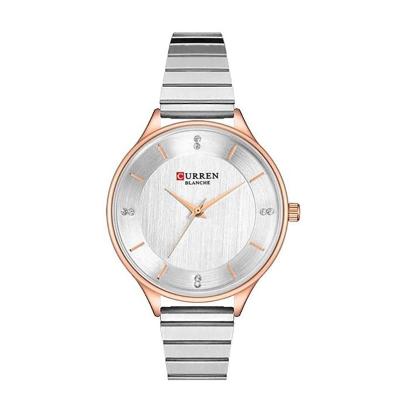 Picture of Inspired by Curren Big  Dial Stainless Steel Ladies Watch – 9041
