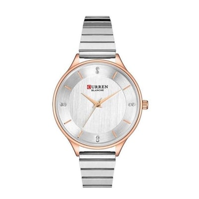 Picture of Inspired by Curren Big  Dial Stainless Steel Ladies Watch – 9041