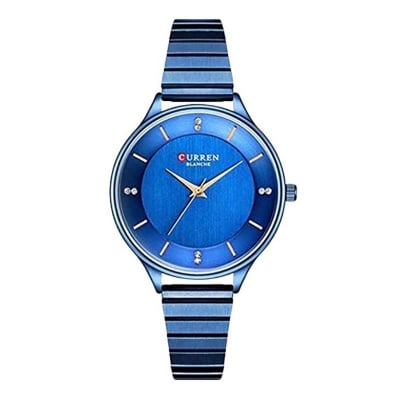 Picture of Inspired by Curren Big  Dial Stainless Steel Ladies Watch – 9041