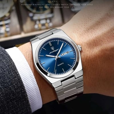 Picture of Inspired by PDR 930 Luxury Watch For Men Waterproof Luminous Date Week Stainless Steel Men Watch Casual Quartz Men's Watch- Watch