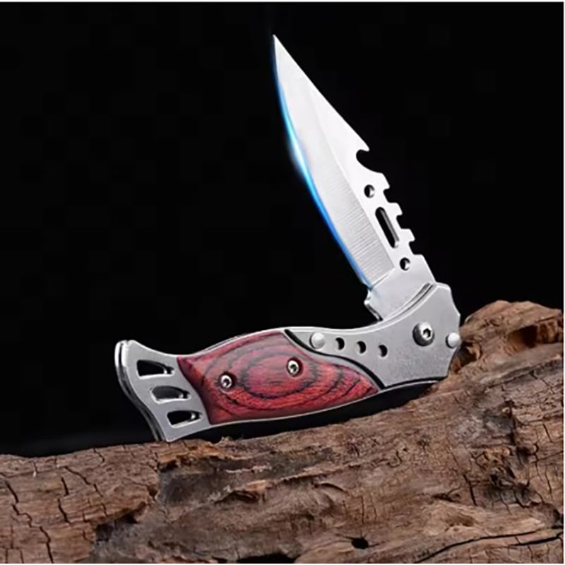 Picture of Outdoor pocket fol--ding k--nife, self-de-fense survival k---nife, self-defe-nse sur-vival k---nife, multi-fu-nctional -hard -Multicolor