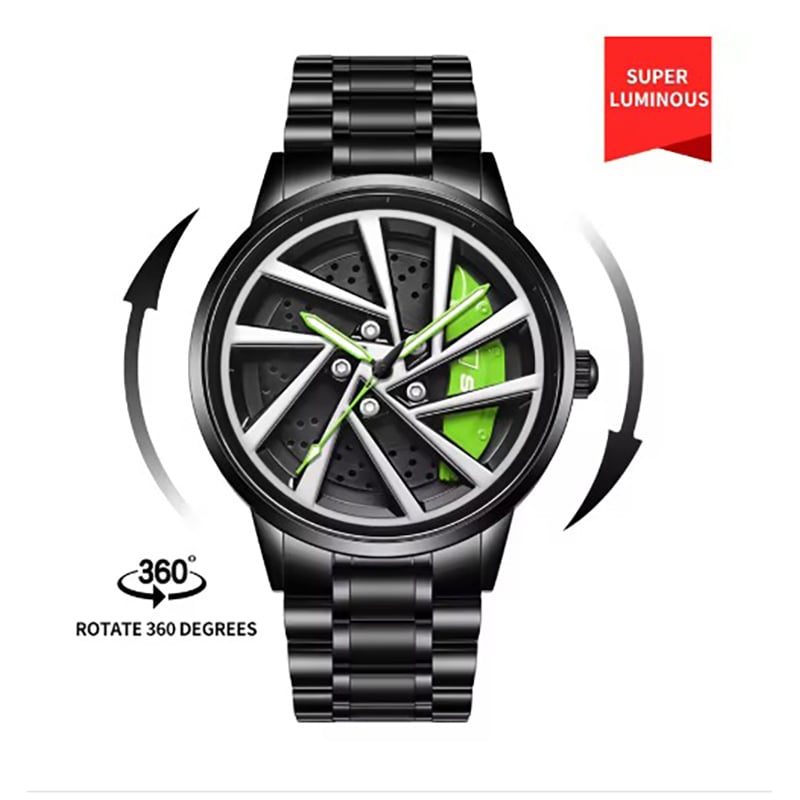 Picture of Inspired by SKI 1990 Creative Design Rotation Dial Watch for Men