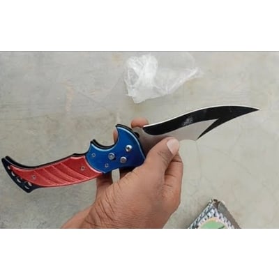 Picture of Kitchen k-nife With Cover Fruit K-nife Vegetables K-nife New Stylish with knife Cover Fruit K-nife -Multicolor
