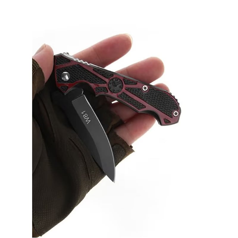 Picture of Handle with Sheath Folding K nife (Satin) -Black