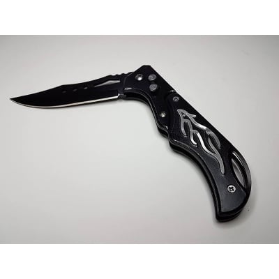 Picture of Nil mas Quick Release Pi ston Pocket K  nife and Lock Key -Black