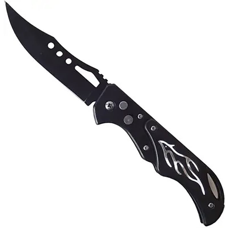 Picture of Nil mas Quick Release Pi ston Pocket K  nife and Lock Key -Black