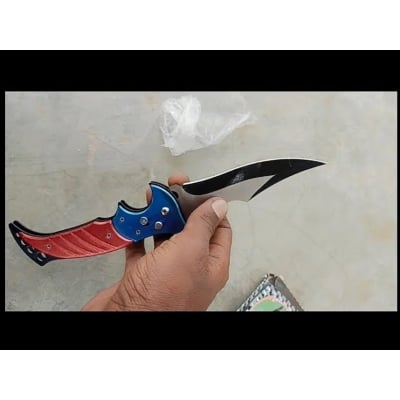 Picture of Professional Knife For kitchen Cheff Knife with White Handle Stainless Steel -Multicolor