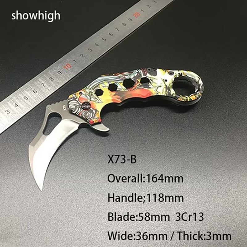 Picture of small manage  k nife -Multicolor