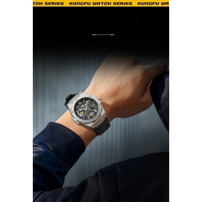 Picture of Inspried bye Welly Merck Watches Man Stainless Steel Waterproof Diver Kung Fu Collaboration Series Limited Edition Watch