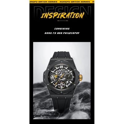 Picture of Inspried bye Welly Merck Watches Man Stainless Steel Waterproof Diver Kung Fu Collaboration Series Limited Edition Watch