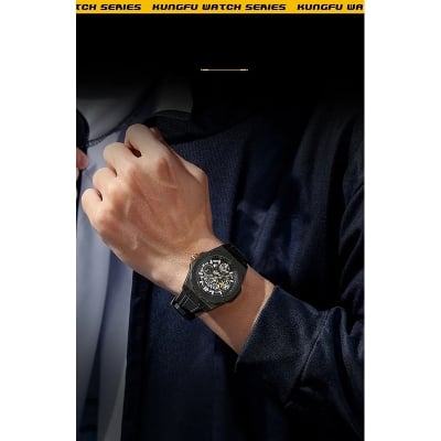Picture of Inspried bye Welly Merck Watches Man Stainless Steel Waterproof Diver Kung Fu Collaboration Series Limited Edition Watch
