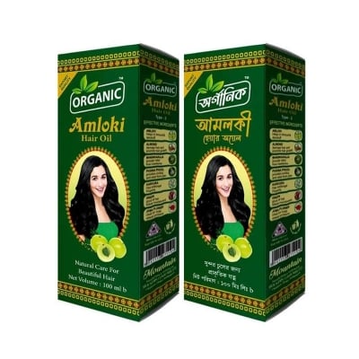 Picture of Organic Amloki Hair Oil – Advanced Natural Formula for Scalp Nourishment, Strengthening Roots & Promoting Healthy Hair Growth | 100 ml Pack