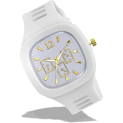 Picture of GREATZONE Silicone Square Dial Analogue Miller Watch | Sports Watch Men Watches Boys Watches Wrist Watches for Men or Boys