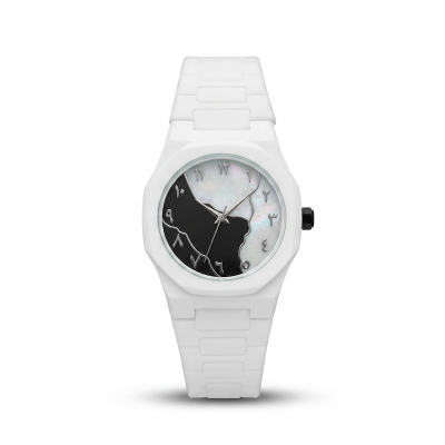 Picture of Inspried bye Arabic Aura Men's watch Quartz movement Polycarbone plastic body original watch with box