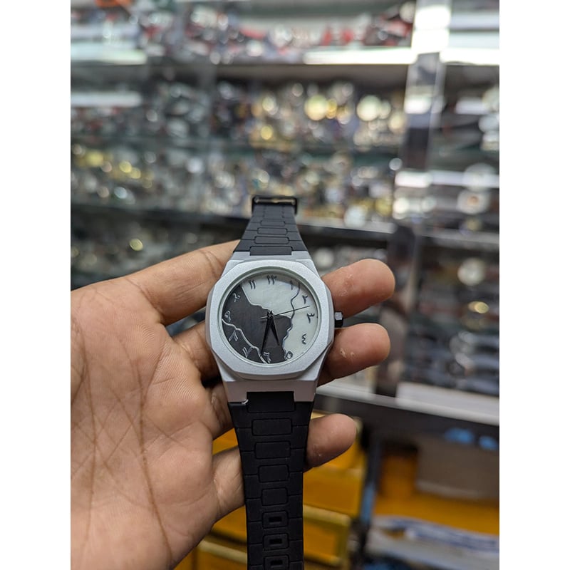 Picture of Inspried bye Arabic Aura Men's watch Quartz movement Polycarbone plastic body original watch with box