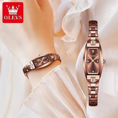 Picture of Inspried bye Rado Ladis Watch Model 6090 Rose Golden Colour Watch Ladis