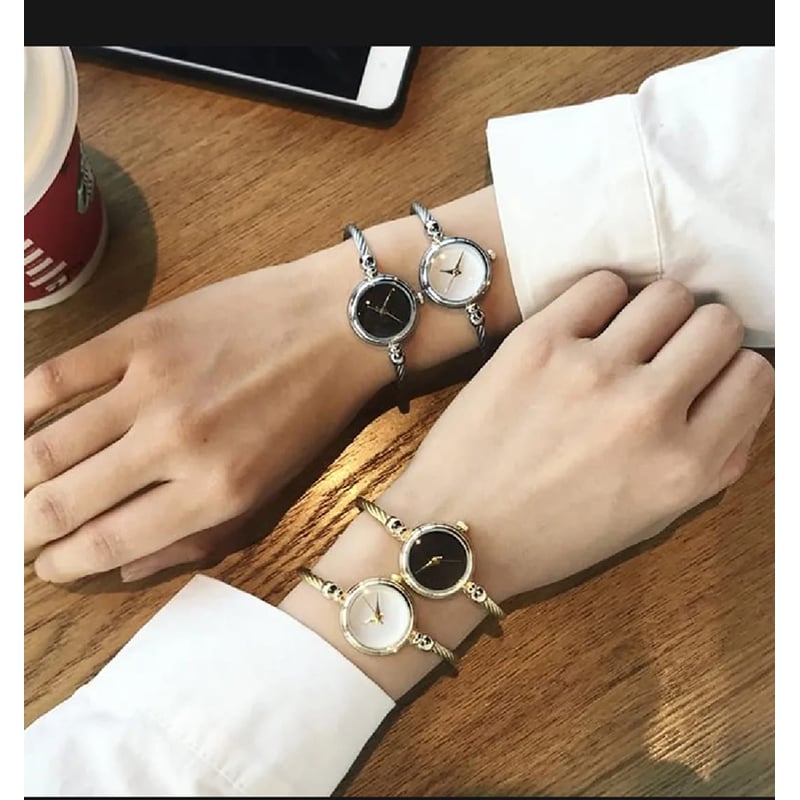 Picture of automatic watch Women Small Gold Bangle Bracelet Luxury Watches Stainless Steel Ladies Quartz Wrist watch Brand Casual Women