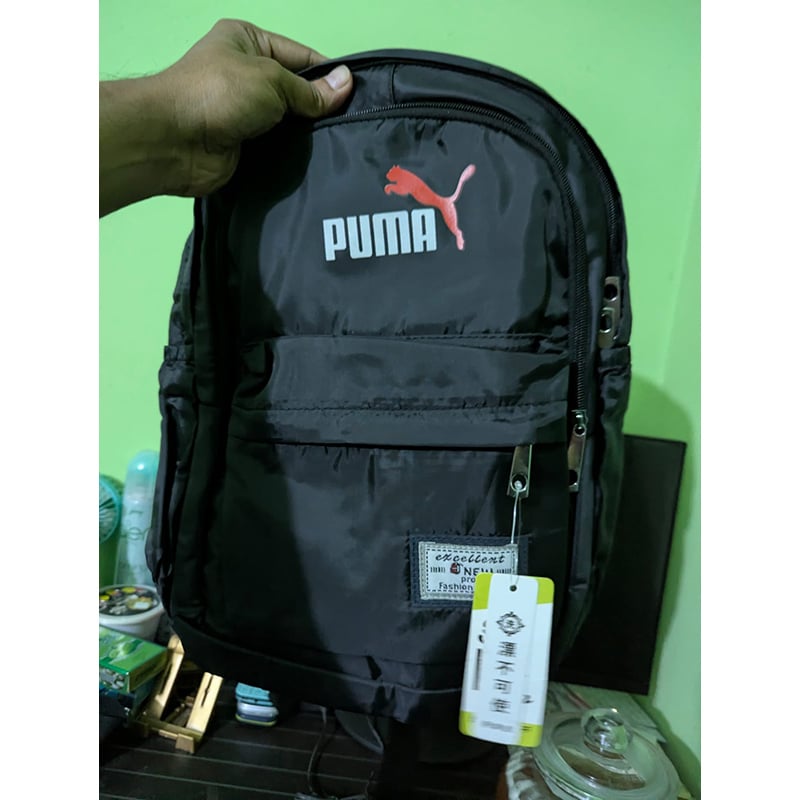 Picture of Backpack bag school college and traveling high quality nylon soft fabric waterproof and wash -Black