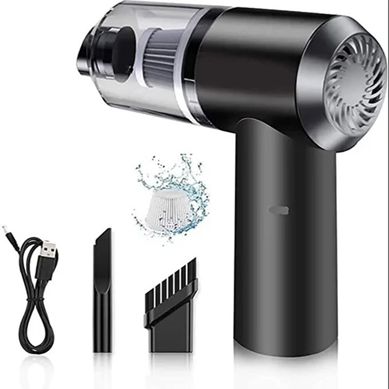 Picture of 3-in-1 Portable Vacuum Cleaner: Duster, Blower & Air Pump for Home & Car