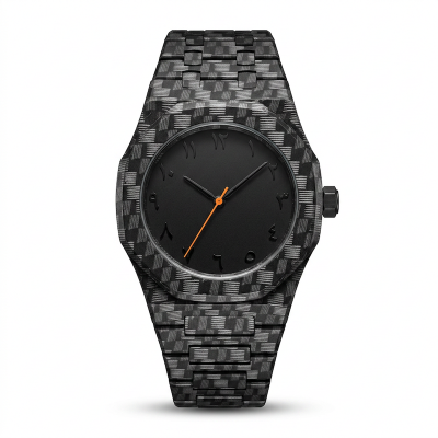 Picture of Arabic Aura New Stylish Watch for Men And Boys -Black