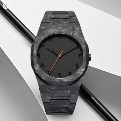 Picture of Arabic Aura New Stylish Watch for Men And Boys Men -Black 