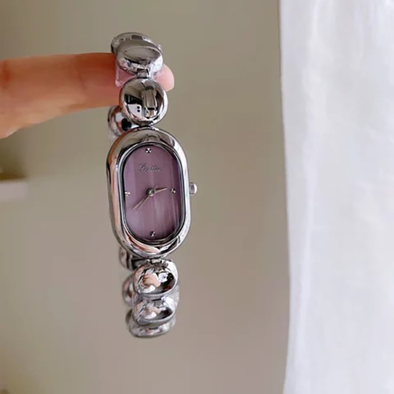 Picture of Scottie 9731 New Small Oval Simple Bracelet Watches for Women Light Luxury Diamond Ladies Quartz Watch