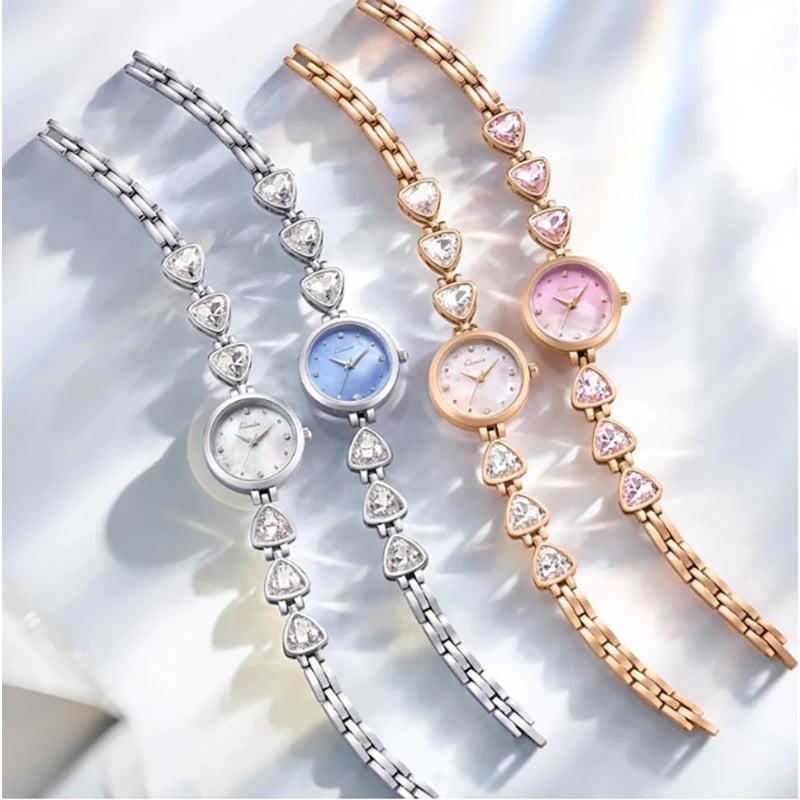 Picture of BESTKANG Watches for Women Watches Vintage Women's Dress Watchsquare Gold Watches for Women Bracelet Quartz Watch -Rose Gold