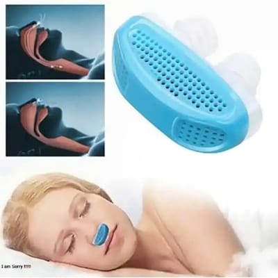 Picture of 2 in 1 Anti Snoring Device Nose Clip Vent - Multicolor