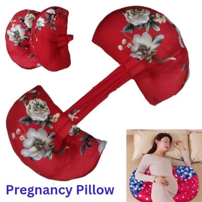 Picture of Pregnant Women Belly Support Pillow Female Maternity - Red