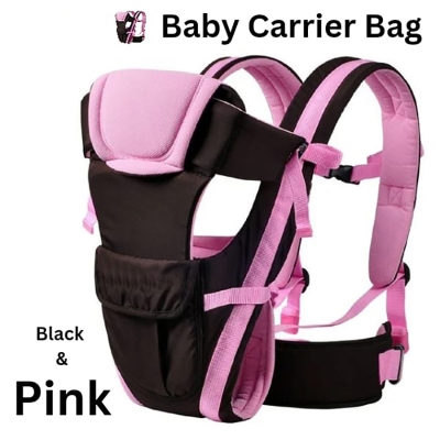 Picture of Premium Stylish 4-in-1 High-Quality Baby Carrier with Strong Belt - Pink