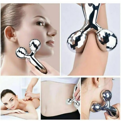 Picture of Y Shape 3D Roller 360 Rotate Full Body Massage Face Massager